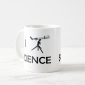 Love Science Telescope Koffiemok (Voorkant links)