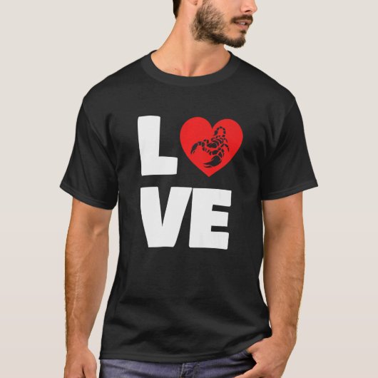 Love Scorpion Schorpioenengif T-shirt (Voorkant)