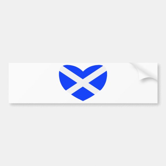 Love Scotland Bumpersticker (Voorkant)