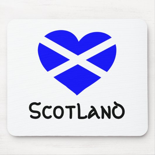Love Scotland mousepad Muismat (Voorkant)