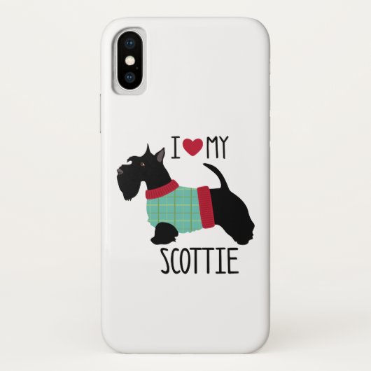 Love Scottie Case-Mate iPhone Case (Achterkant)