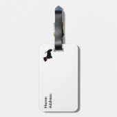 Love Scottie dog bagage label (Achterkant verticaal)