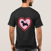 Love Scottish Terrier T-shirt (Achterkant)