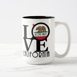 LOVE Scotts Valley 15oz Tweekleurige Koffiemok