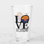 LOVE Scottsdale Arizona Glas (Achterkant)