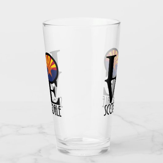 LOVE Scottsdale Arizona Glas (Rechts)