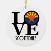 LOVE Scottsdale Arizona Keramisch Ornament (Voorkant)