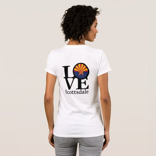 LOVE Scottsdale T-shirt (Achterkant volledig)