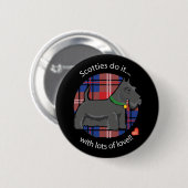 Love Scotty Ronde Button 5,7 Cm (Voorkant /achterkant)