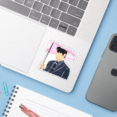 Love Scout Eun Ho Sticker (Laptop met iPhone)