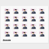 Love Scout Eun Ho Vierkante Sticker (Vel)