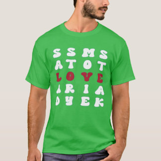 Love Scrabble retro T-shirt