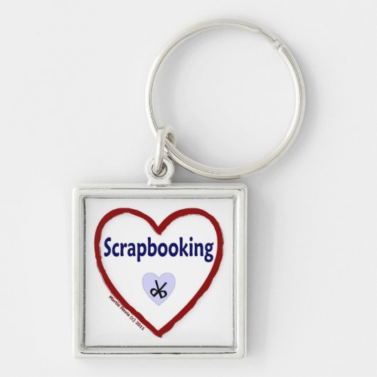 Love Scrapbooking Sleutelhanger (Voorkant)