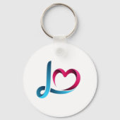 Love Script Bruidsjonkers Sleutelhanger - Elegante (Voorkant)