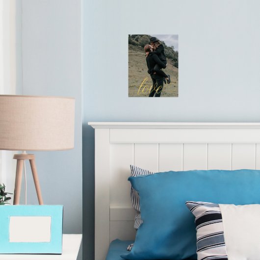 Love Script Couple Folie Afdrukken (Insitu (Slaapkamer))