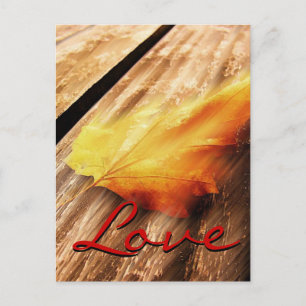 Love Script Falling Briefkaart