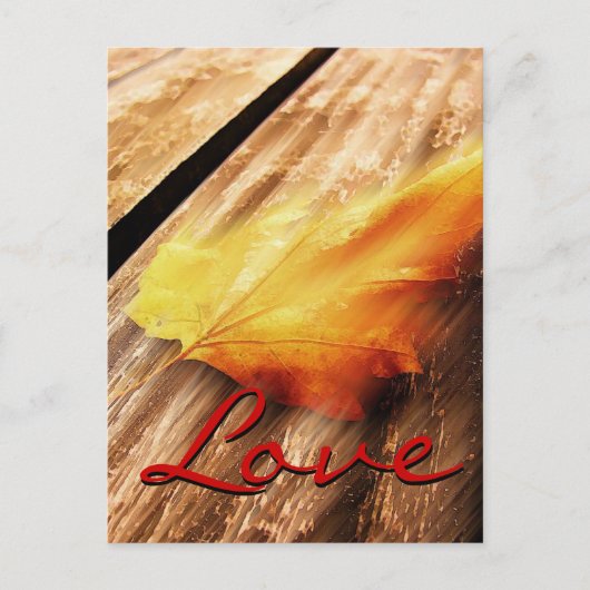 Love Script Falling Briefkaart (Voorkant)