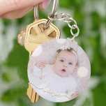 Love Script My Baby Photo Sleutelhanger<br><div class="desc">Je baby's foto op een sleutelhanger! Upload je eigen afbeelding om je sleutelhanger voor jezelf te creëer of als cadeau aan familie,  vrienden,  ouders en grootouders! De woordliefde in een controlemanuscript wordt gekenmerkt over uw foto.</div>