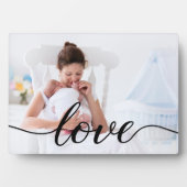 Love Script New Ma Family Foto Custom Fotoplaat (voorkant)