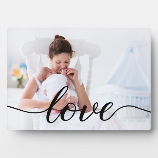 Love Script New Ma Family Foto Custom Fotoplaat (voorkant)