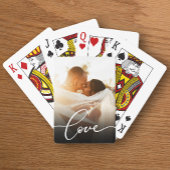 Love Script Pas getrouwd Custom Photo Pokerkaarten