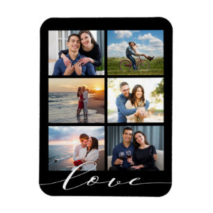 Love Script Photo Collage Magneet