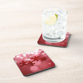 Love Script Puzzle PiElke Drankjes Onderzetter