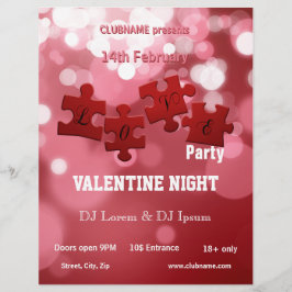 Love Script Puzzle PiElke Flyer
