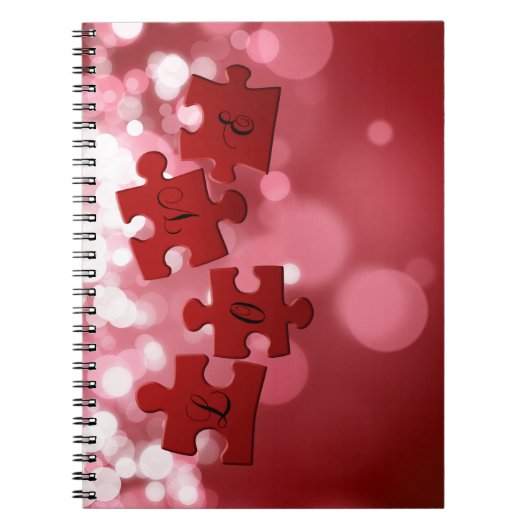 Love Script Puzzle PiElke Notitieboek (Voorkant)