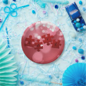 Love Script Puzzle PiElke Papieren Bordje (Feest)