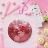 Love Script Puzzle PiElke Papieren Bordje (Feest)