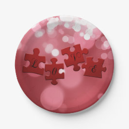 Love Script Puzzle PiElke Papieren Bordje