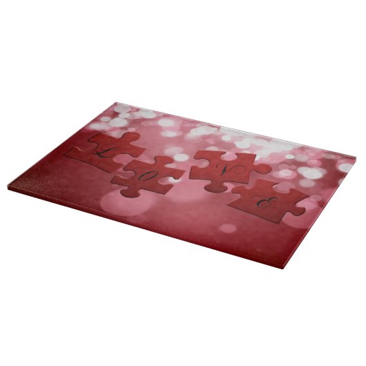 Love Script Puzzle PiElke Snijplank (Hoek)