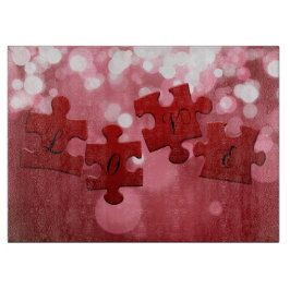 Love Script Puzzle PiElke Snijplank