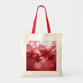 Love Script Puzzle PiElke Tote Bag (Voorkant)