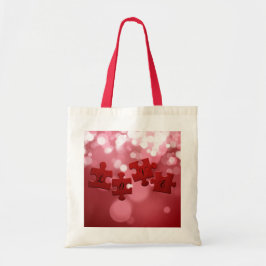 Love Script Puzzle PiElke Tote Bag