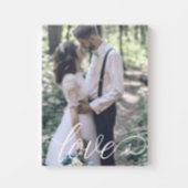 Love Script Wedding Canvas Afdruk