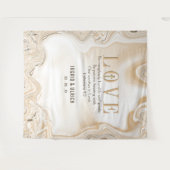 Love Scripting Ephesians 4:2 Wedding Backdrop Wandkleed (Voorkant (horizontaal))