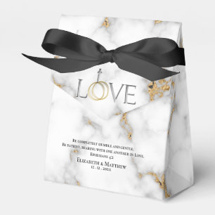 Love Scripting Verse Ephesians 4:2 Wedding Bedankdoosjes