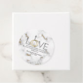 Love Scripting Verse Ephesians 4:2 Wedding Bedankjes Labels (In situ)