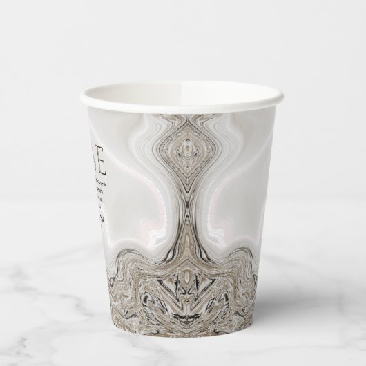 Love Scripting Verse Ephesians 4:2 Wedding Papieren Bekers (Links)