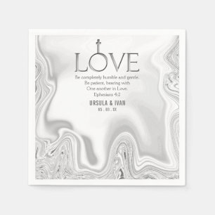 Love Scripting Verse Ephesians 4:2 Wedding Servet