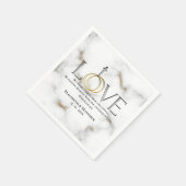 Love Scripting Verse Ephesians 4:2 Wedding Servet (Hoek)