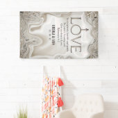 Love Scripting Verse Ephesians 4:2 Wedding Spandoek (Insitu)