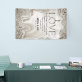 Love Scripting Verse Ephesians 4:2 Wedding Spandoek (Beurs)