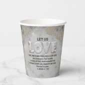 Love Scripture Papieren Bekers (Achterkant)