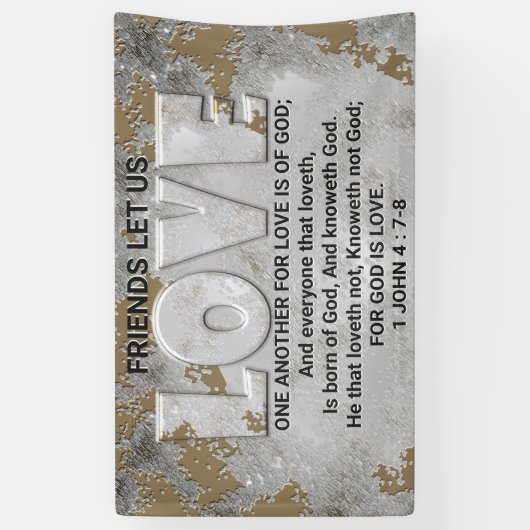 Love Scripture Spandoek (Verticaal)