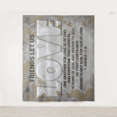 Love Scripture Wandkleed (Voorkant)