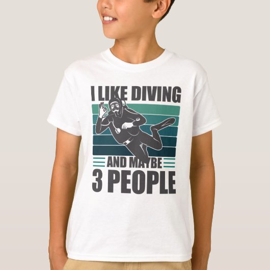 Love Scuba Diving Funn Diver Gift T-shirt (Voorkant)