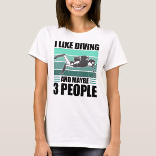 Love Scuba Diving Funn Diver Gift T-shirt